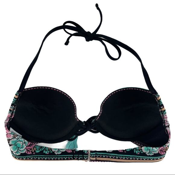 Xhilaration Women's Floral Tassel Boho Two Piece Bikini Size Small S - Picture 6 of 10
